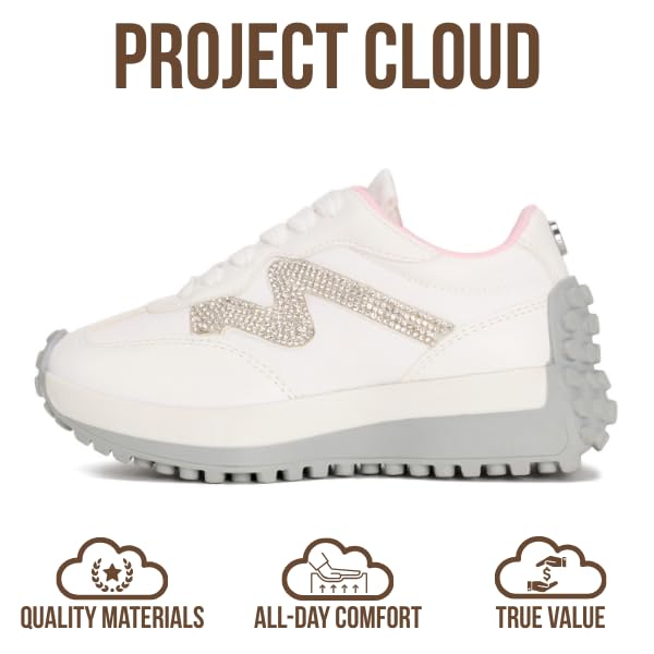 Project Cloud Shoes for Girls| Eco-Crafted Leather | Memory Foam | Lightweight Sneakers | Non-Slip - Little Lecco - Project Cloud - Sneakers -Shop Project Cloud premium footwear Now!
