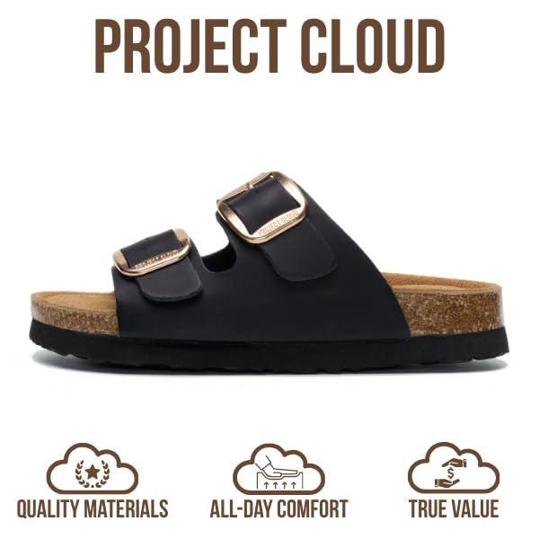 Project Cloud Kids Sandals with Adjustable Buckle | Memory Foam | Lightweight | Non-Slip - Little Santorini - Project Cloud - Sandals -Shop Project Cloud premium footwear Now!