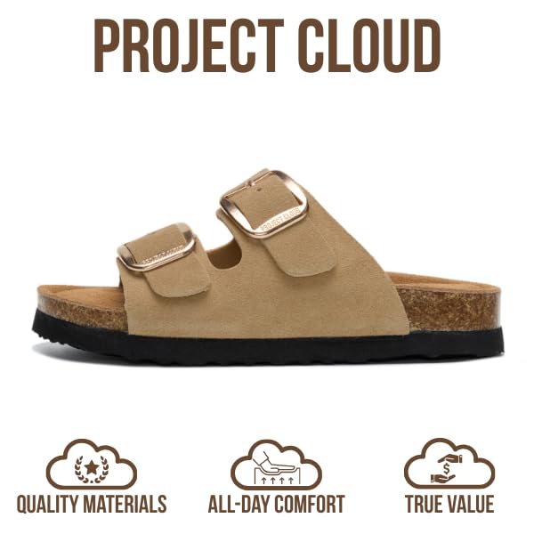 Project Cloud Kids Sandals with Adjustable Buckle | Memory Foam | Lightweight | Non-Slip - Little Santorini - Project Cloud - Sandals -Shop Project Cloud premium footwear Now!