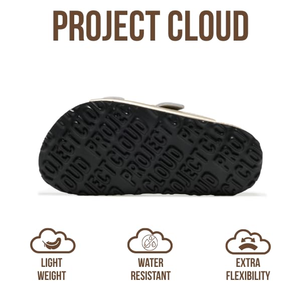 Project Cloud Kids Sandals with Adjustable Buckle | Memory Foam | Lightweight | Non-Slip - Little Santorini - Project Cloud - Sandals -Shop Project Cloud premium footwear Now!