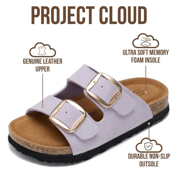 Project Cloud Kids Sandals with Adjustable Buckle | Memory Foam | Lightweight | Non-Slip - Little Santorini - Project Cloud - Sandals -Shop Project Cloud premium footwear Now!