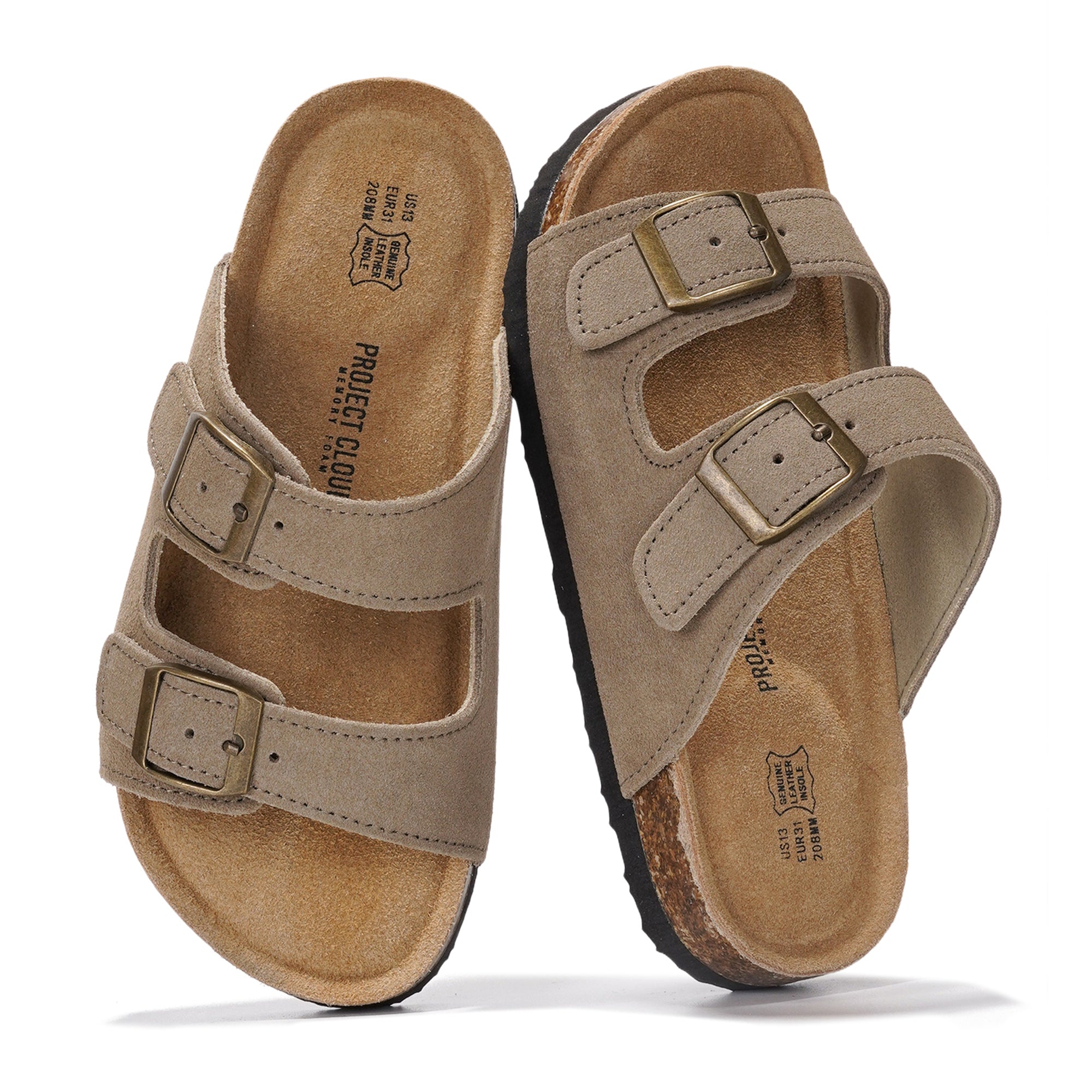 Project Cloud | "Little Venita" Slides for Kids| Genuine Leather | Water Resistant | ProjectPlush | Lightweight | Non-Slip