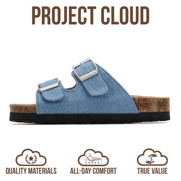 Project Cloud Kids | Genuine Leather Slides for Kids | Water Resistant | Lightweight | Non-Slip - Little Venita