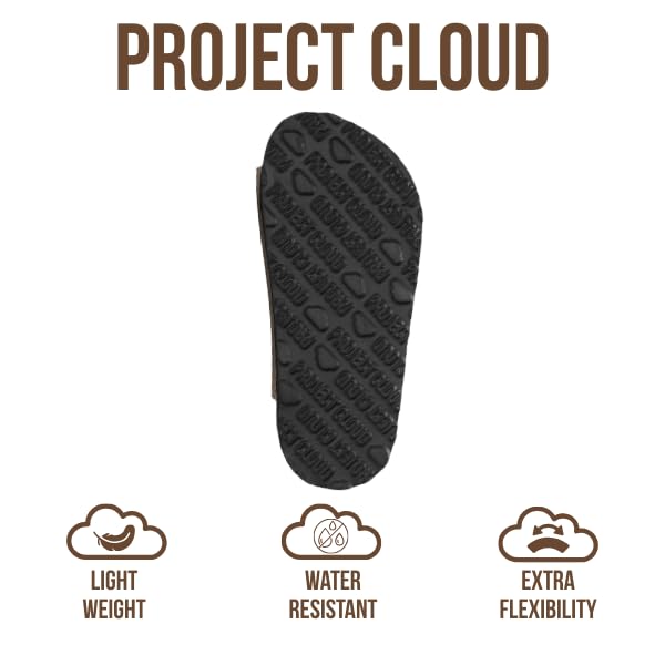 Project Cloud Kids | Genuine Leather Slides for Kids | Water Resistant | Lightweight | Non-Slip - Little Venita