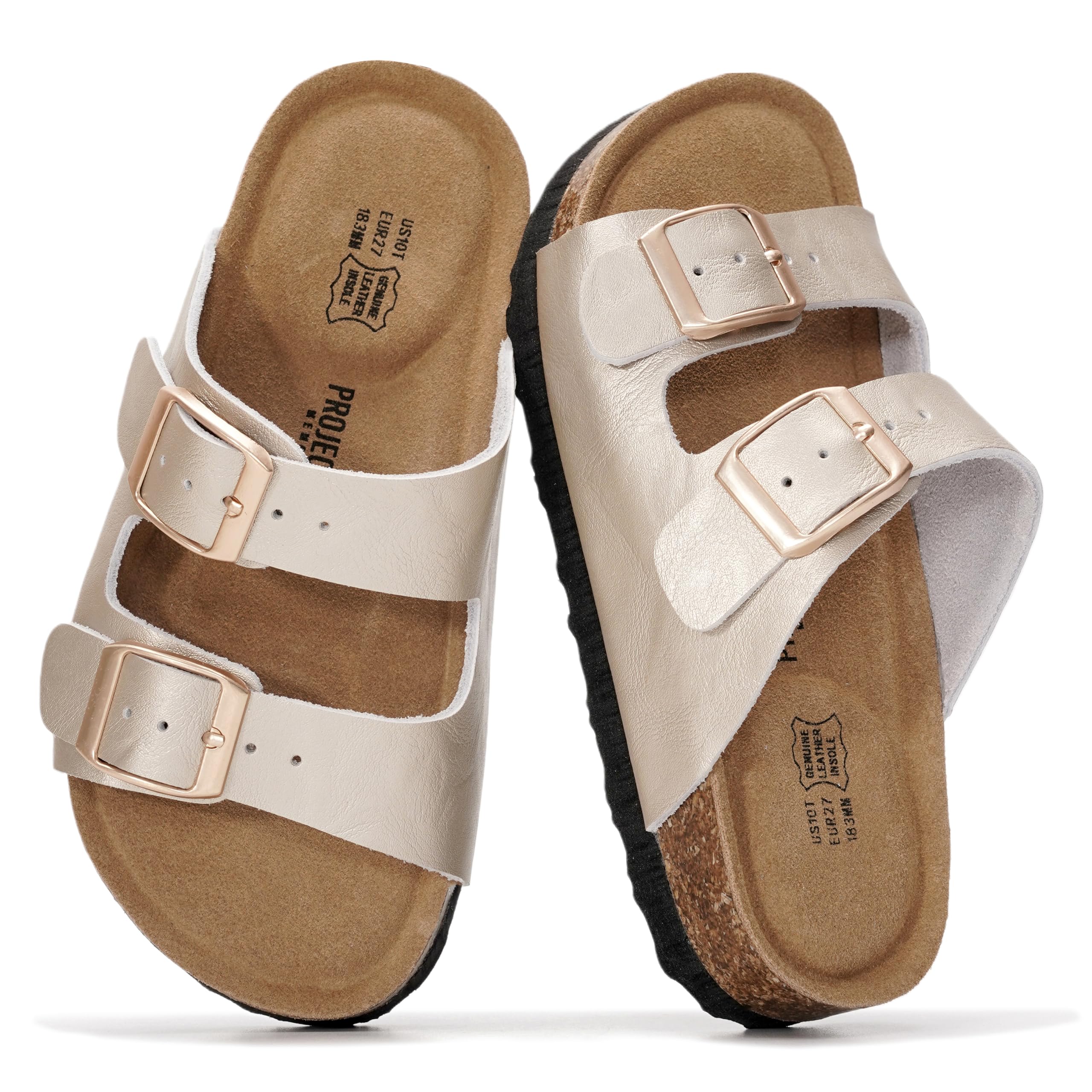 Project Cloud Kids | Genuine Leather Slides for Kids | Water Resistant | Lightweight | Non-Slip - Little Venita