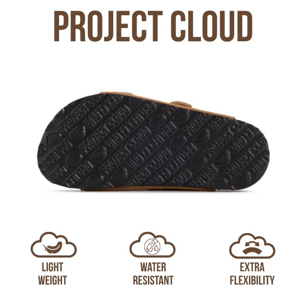 Project Cloud Kids | Genuine Leather Slides for Kids | Water Resistant | Lightweight | Non-Slip - Little Venita Studded - Project Cloud - Sandals -Shop Project Cloud premium footwear Now!