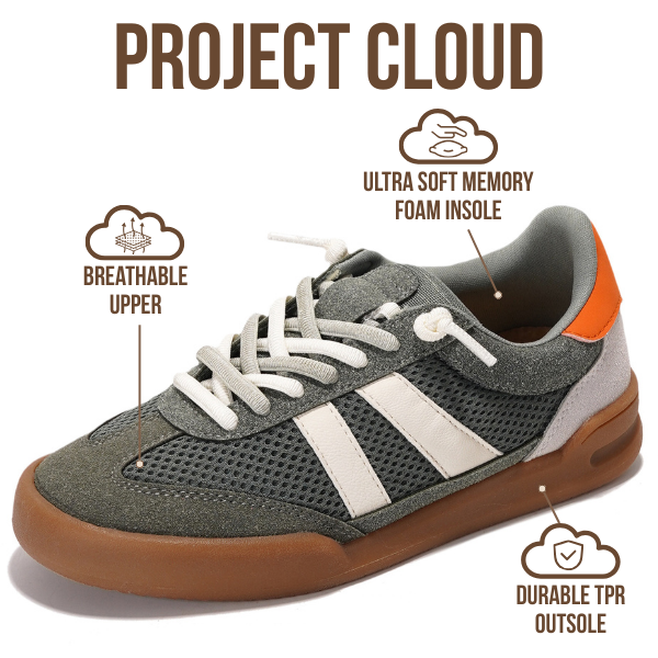 Project Cloud Kids | Sneakers for Boys & Girls | Memory Foam | Lightweight | Non-Slip - Little Verdict