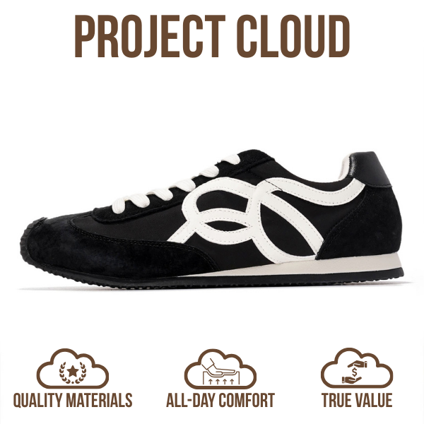 Project Cloud | "Lowy" Trendy Sneakers for Women | Memory Foam Insole | Lightweight | Non-Slip