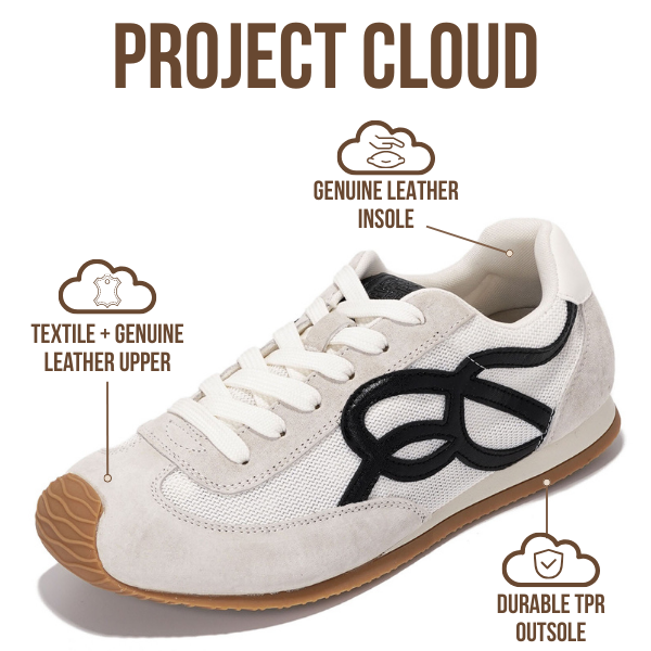 Project Cloud | "Lowy" Trendy Sneakers for Women | Memory Foam Insole | Lightweight | Non-Slip