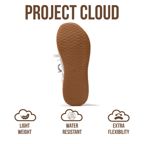 Project Cloud | "Lowy" Trendy Sneakers for Women | Memory Foam Insole | Lightweight | Non-Slip