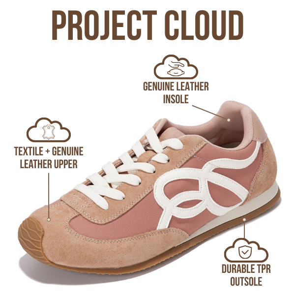 Project Cloud | "Lowy" Trendy Sneakers for Women | Memory Foam Insole | Lightweight | Non-Slip