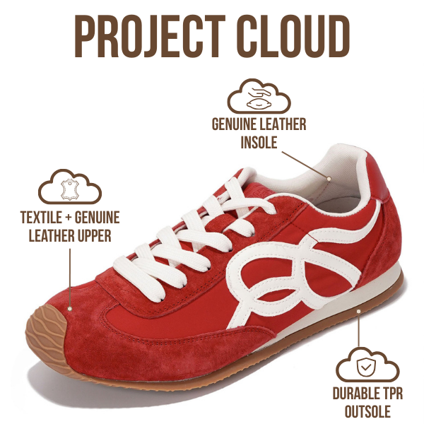 Project Cloud | "Lowy" Trendy Sneakers for Women | Memory Foam Insole | Lightweight | Non-Slip