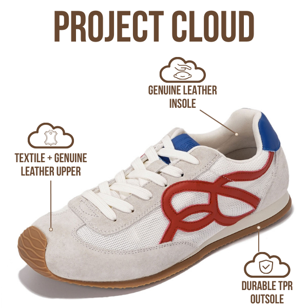 Project Cloud | "Lowy" Trendy Sneakers for Women | Memory Foam Insole | Lightweight | Non-Slip