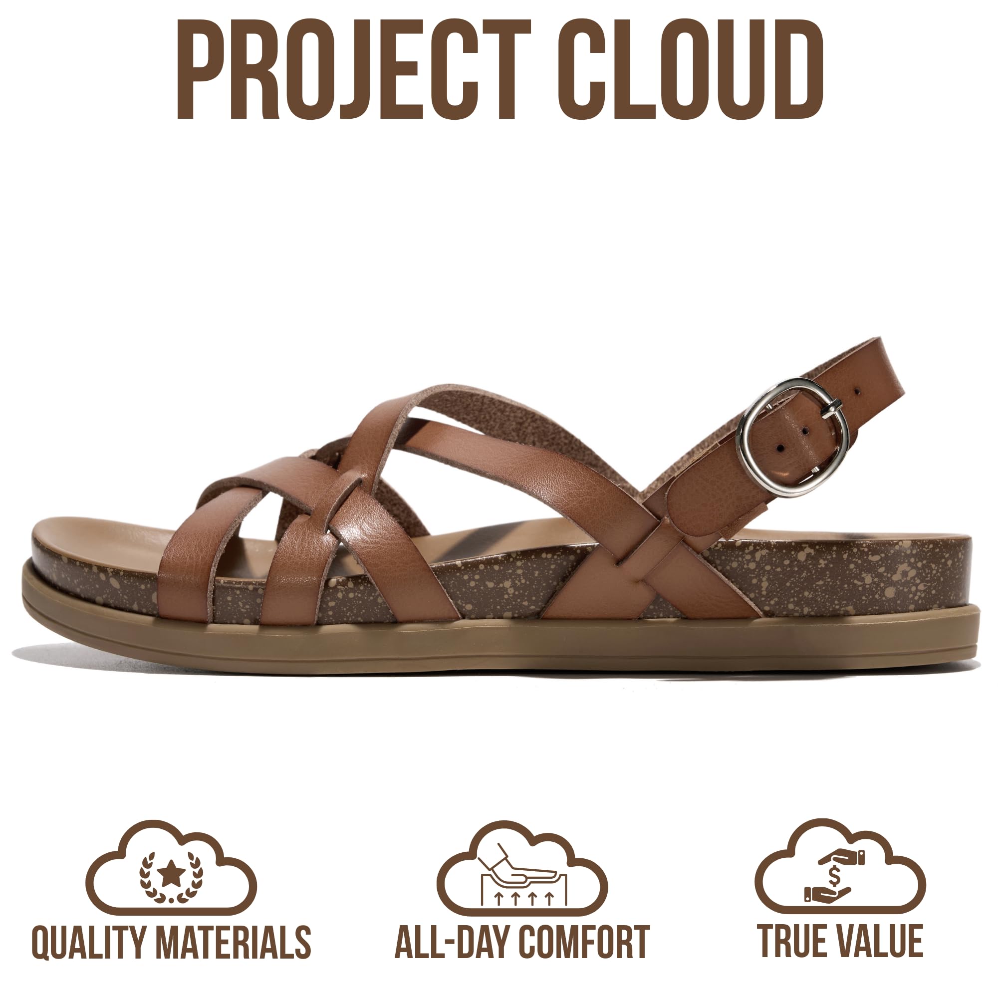 Project Cloud | Summer Slides for Women 2026 | Plush and Soft Insole | Lightweight | Non-Slip - Lushy
