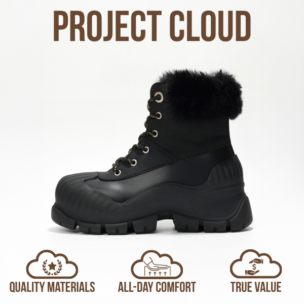 Botas de invierno Lydia de Project Cloud, cómodas, impermeables y antideslizantes 