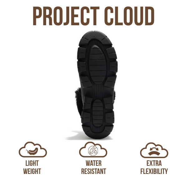 Botas de invierno Lydia de Project Cloud, cómodas, impermeables y antideslizantes 