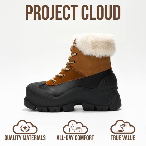Botas de invierno Lydia de Project Cloud, cómodas, impermeables y antideslizantes 
