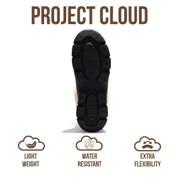 Botas de invierno Lydia de Project Cloud, cómodas, impermeables y antideslizantes 