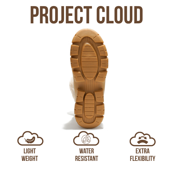 Botas de invierno Lydia de Project Cloud, cómodas, impermeables y antideslizantes 