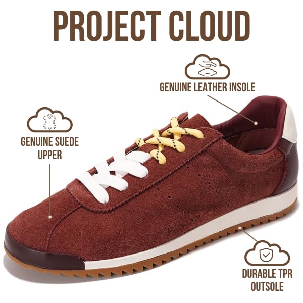 Project Cloud | "Lynn" Fashion Sneakers for Women | Lace-up | Memory Foam | Lightweight | Non-Slip
