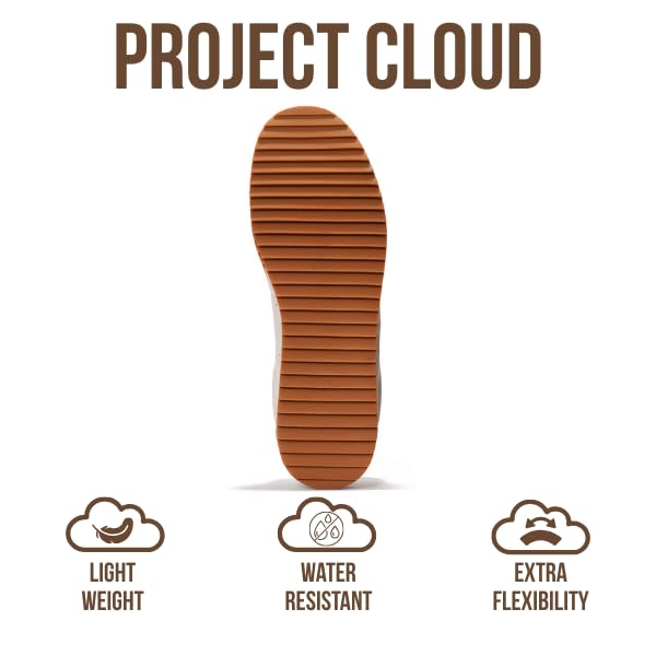 Project Cloud | "Lynn" Fashion Sneakers for Women | Lace-up | Memory Foam | Lightweight | Non-Slip
