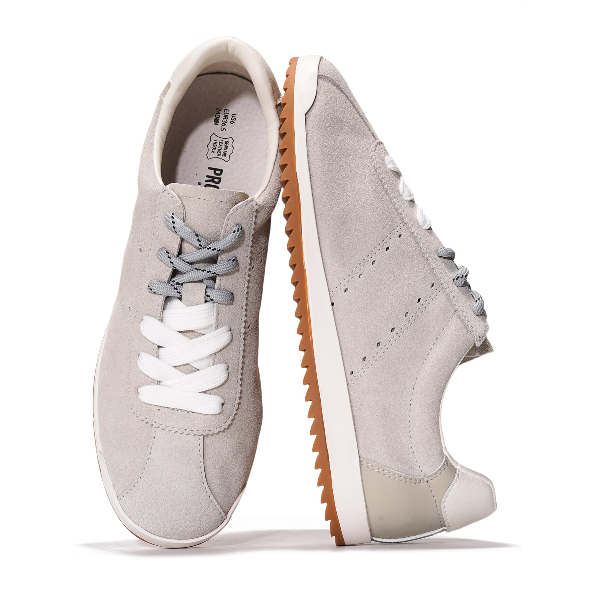 Project Cloud | "Lynn" Fashion Sneakers for Women | Lace-up | Memory Foam | Lightweight | Non-Slip