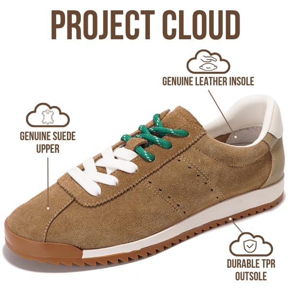 Project Cloud | "Lynn" Fashion Sneakers for Women | Lace-up | Memory Foam | Lightweight | Non-Slip