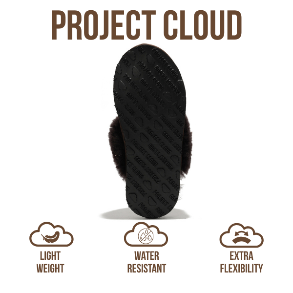 Project Cloud | "Lynsey" Scuff Slippers for Women | Memory Foam Insole | Lightweight | Non-Slip