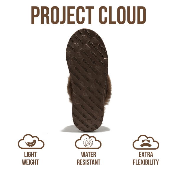 Project Cloud | "Lynsey" Scuff Slippers for Women | Memory Foam Insole | Lightweight | Non-Slip