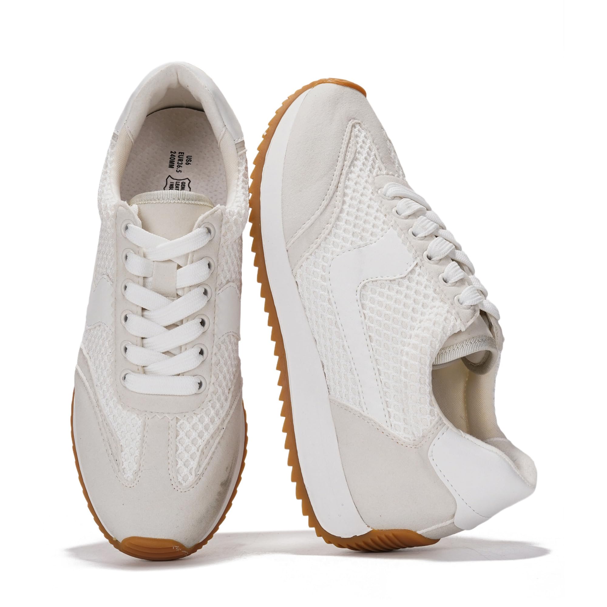 Project Cloud |"Madison" Fashion Sneakers for Women | ProjectPlush Memory Foam Technology | Anti-Slip