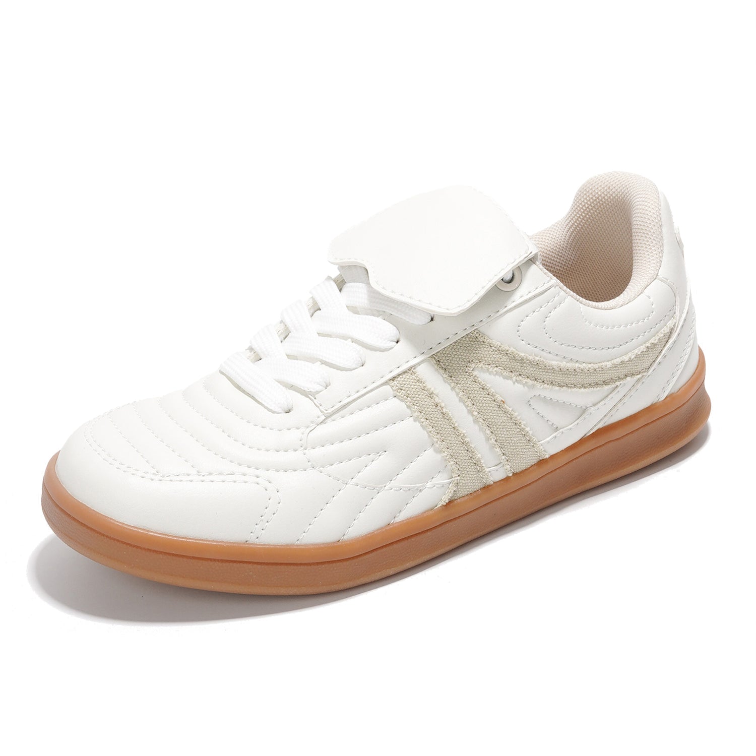 Project Cloud | "Madrid" 100% Vegan Leather Womens Sneakers | Memory Foam | Lightweight | Non-Slip