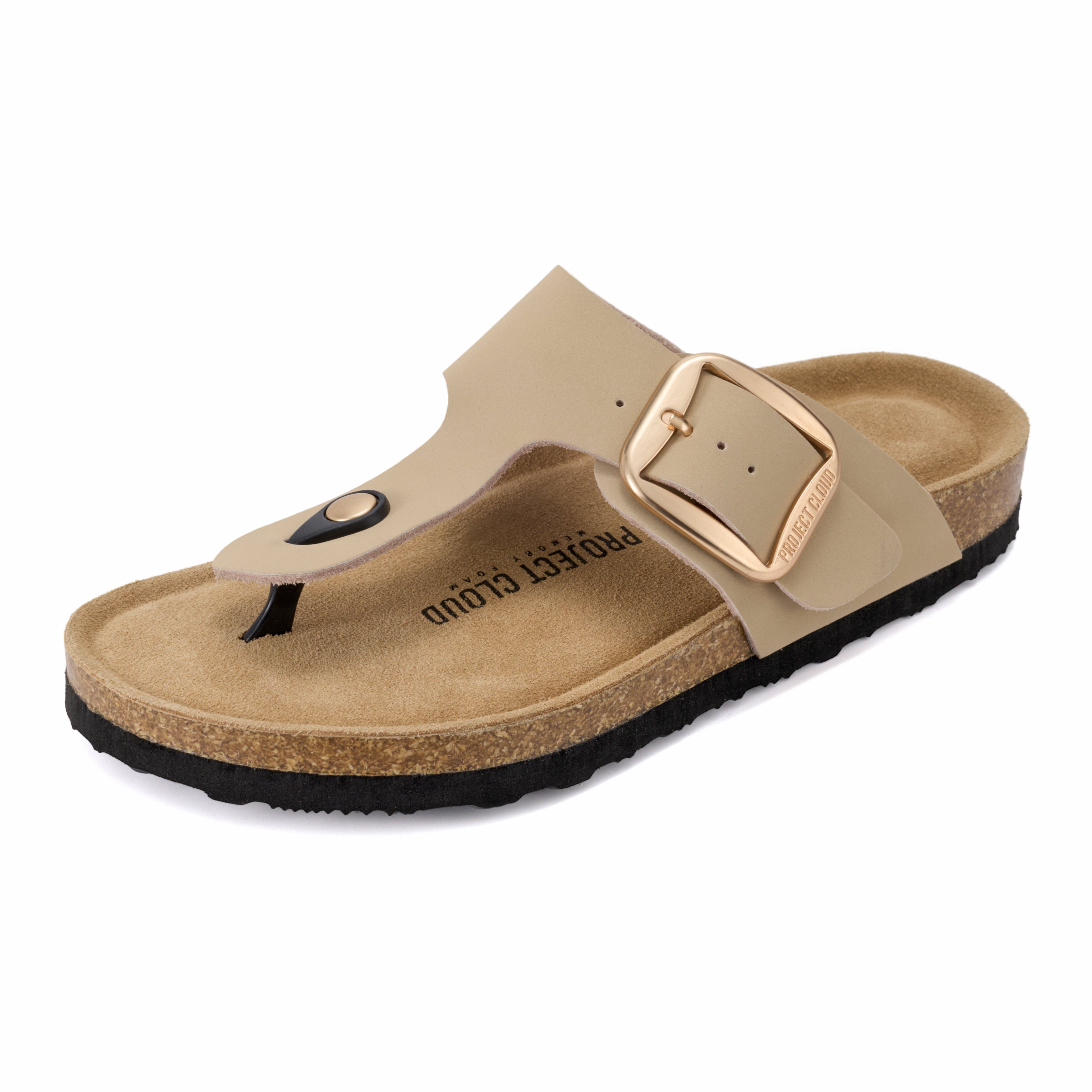 Project Cloud Women's | 100% Genuine Leather Thong Sandals | Water