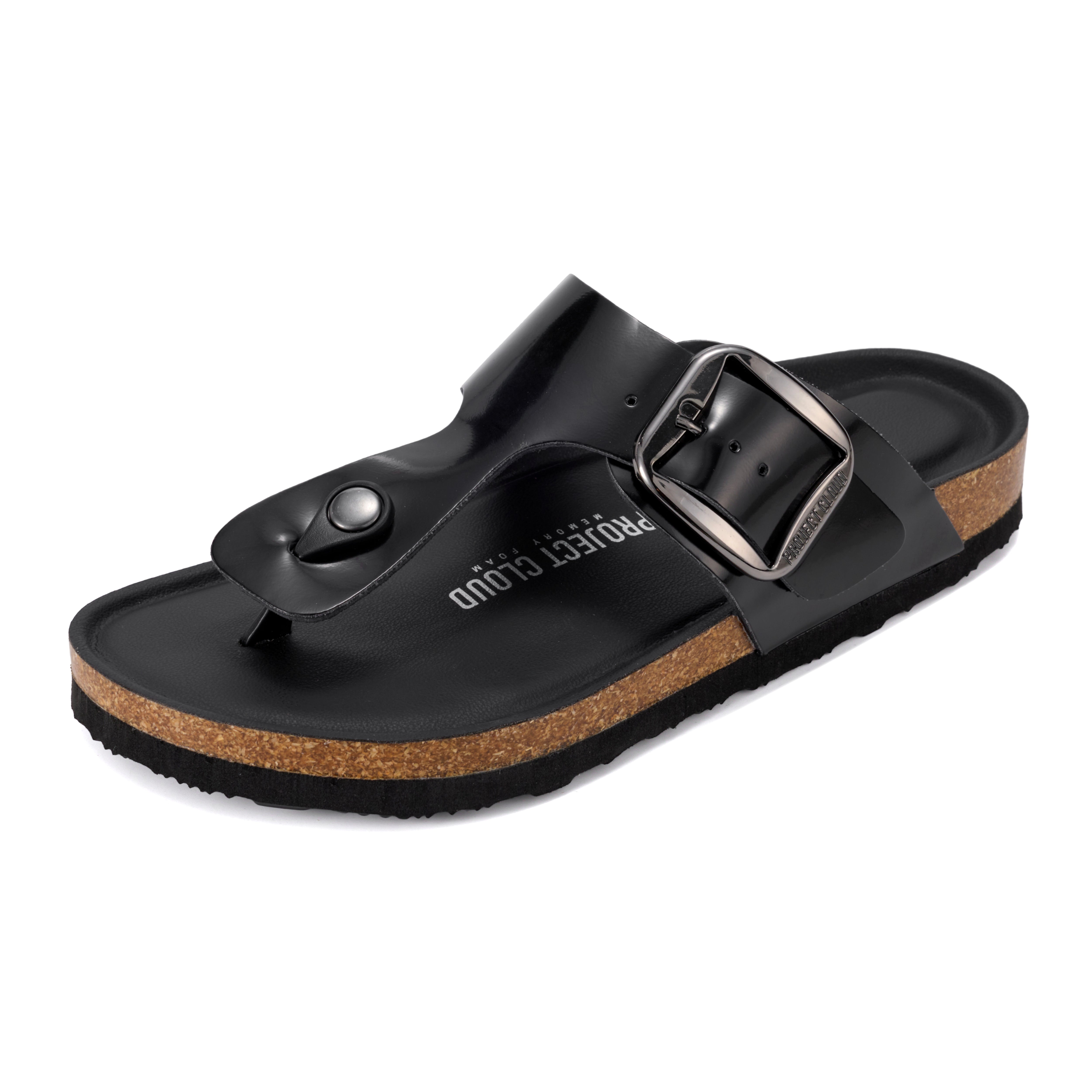 Project Cloud Women's | 100% Genuine Leather Thong Sandals | Memory Foam Insole | Lightweight | Non-Slip - Malaga - Project Cloud - Sandals -Shop Project Cloud premium footwear Now!