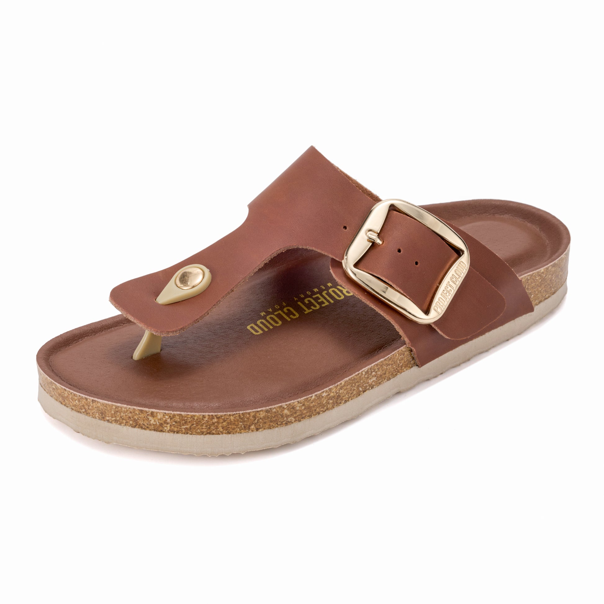 Project Cloud Women's | 100% Genuine Leather Thong Sandals | Memory Foam Insole | Lightweight | Non-Slip - Malaga - Project Cloud - Sandals -Shop Project Cloud premium footwear Now!