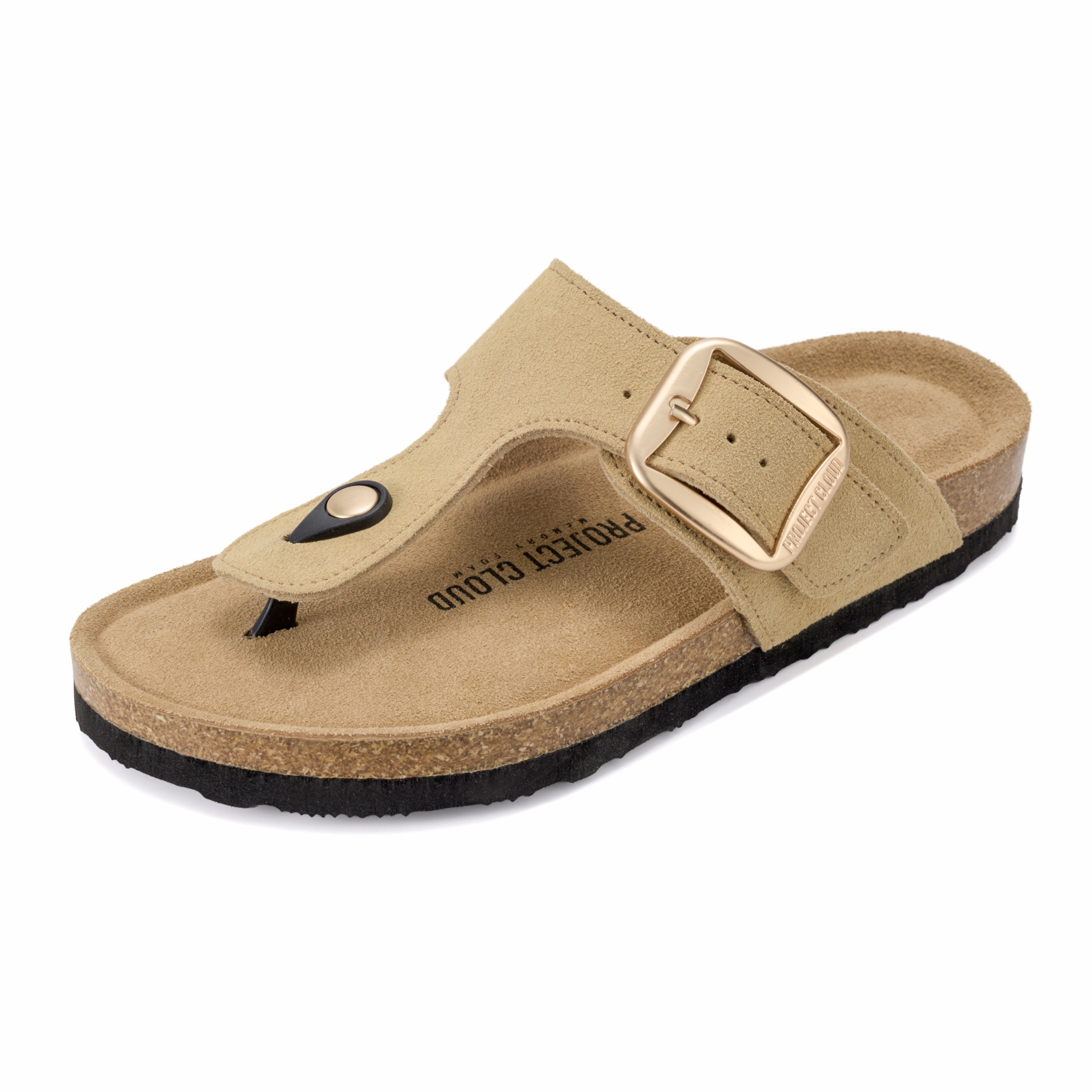 Project Cloud Women's | 100% Genuine Leather Thong Sandals | Memory Foam Insole | Lightweight | Non-Slip - Malaga - Project Cloud - Sandals -Shop Project Cloud premium footwear Now!