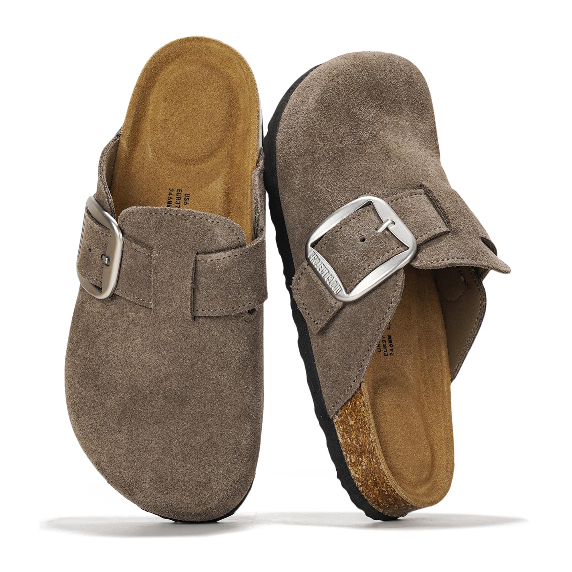 Project Cloud | "Manchester" Women Clogs | Genuine Leather | ProjectPlush™️ | Non-Slip