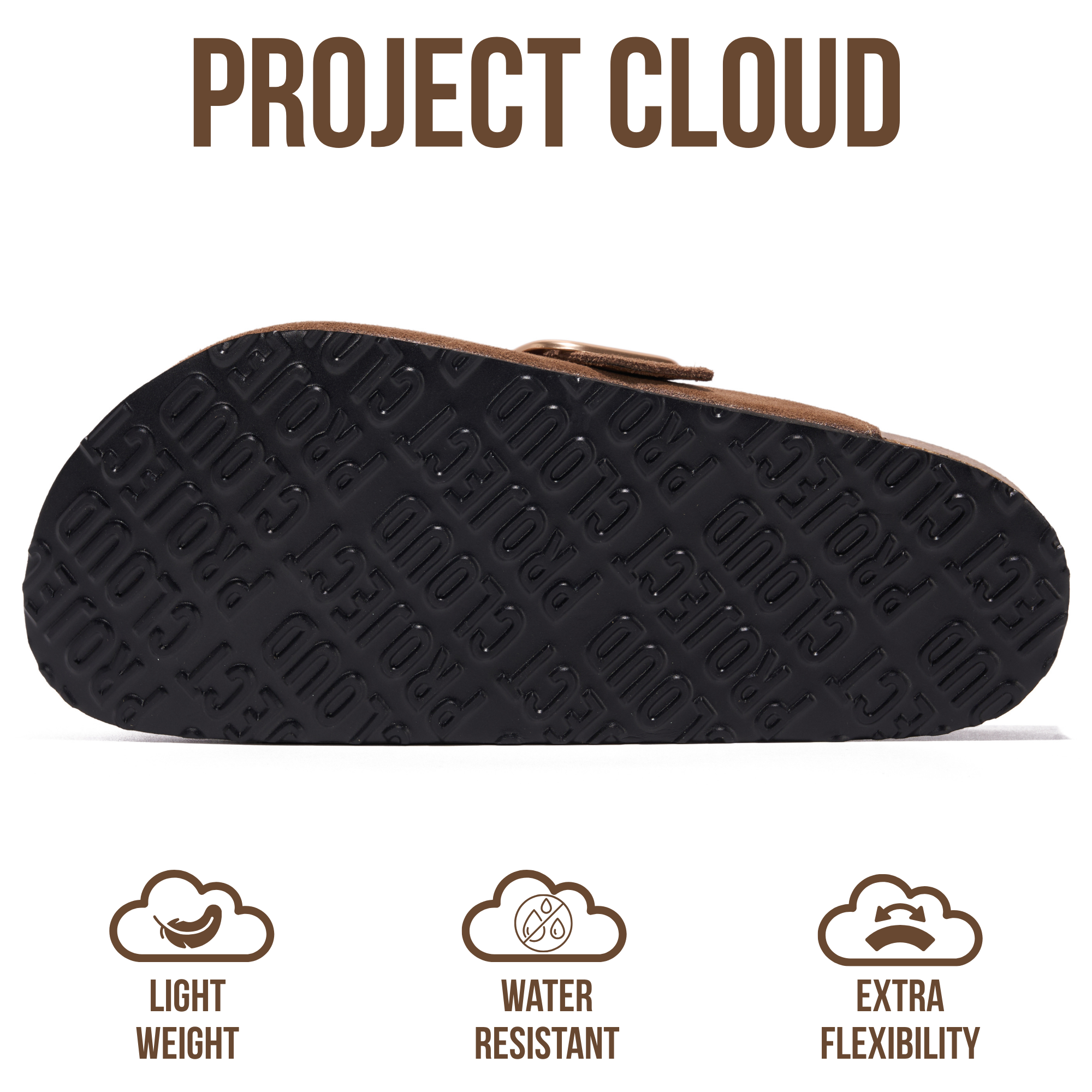 Project Cloud para mujer | Zuecos de cuero genuino | Espuma viscoelástica | Ligeros | Antideslizantes - Manchester