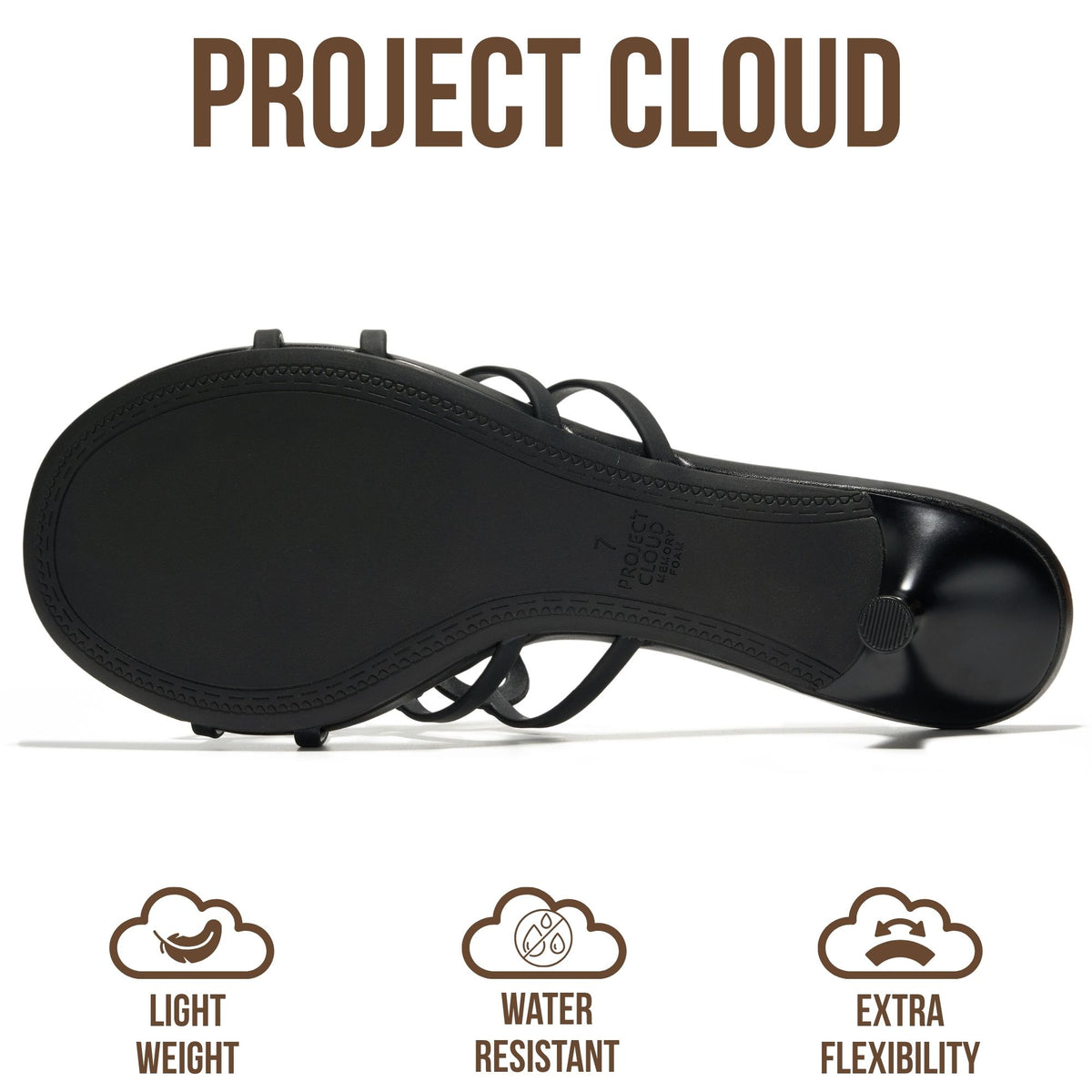 Project Cloud Women's | 1.8 inch Kitten Heels Sandals | Memory Foam Insole | Lightweight | Non-Slip - Mandala - Project Cloud - Sandals -Shop Project Cloud premium footwear Now!