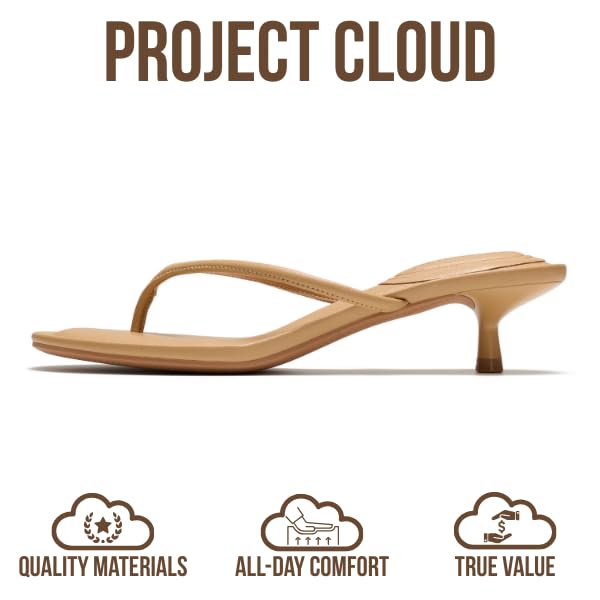 Project Cloud Women's | Genuine Leather Sandals Women Footwear | Memory Foam | Lightweight | Non-Slip - Mango - Project Cloud - Sandals -Shop Project Cloud premium footwear Now!