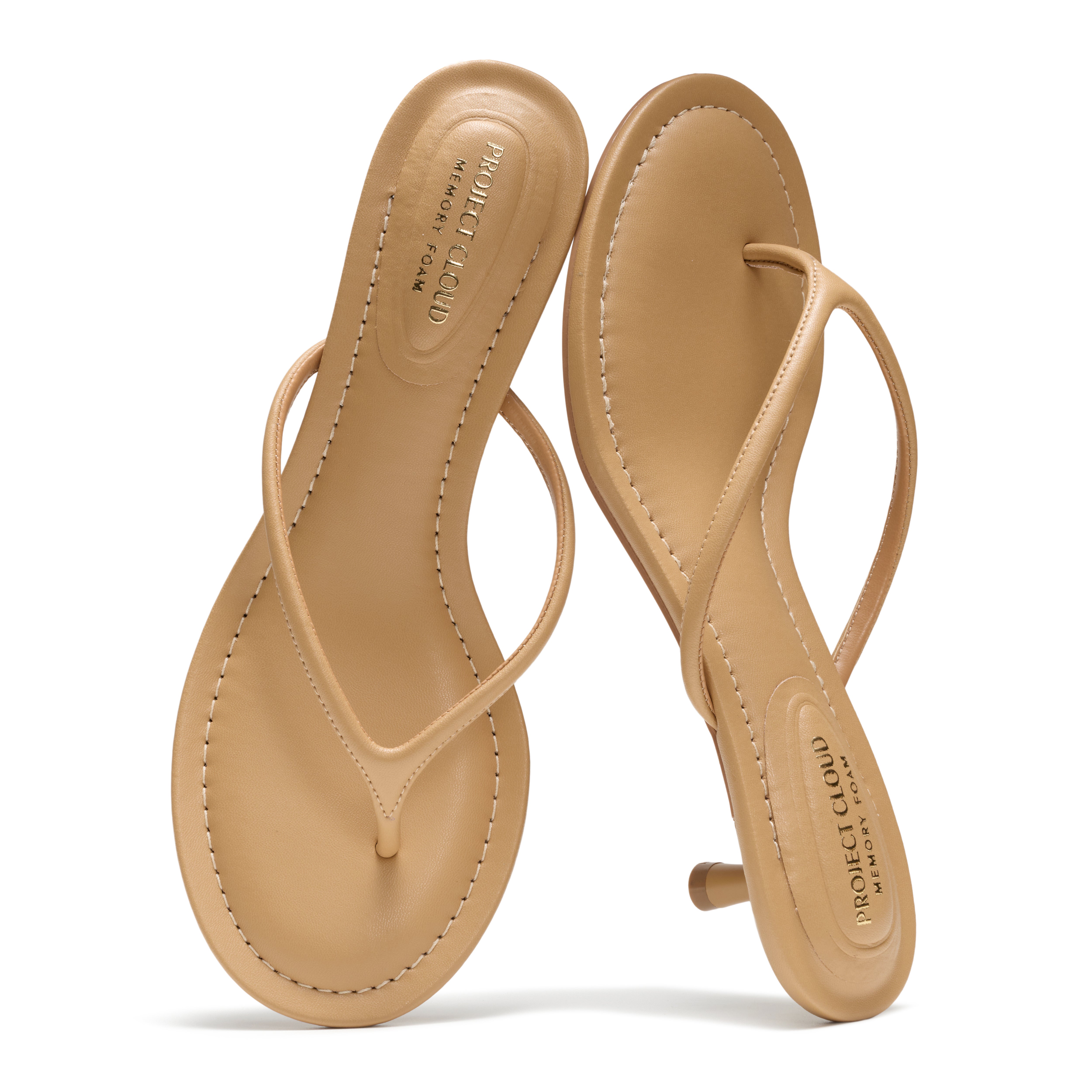 Project Cloud Women's | Genuine Leather Sandals Women Footwear | Memory Foam | Lightweight | Non-Slip - Mango - Project Cloud - Sandals -Shop Project Cloud premium footwear Now!