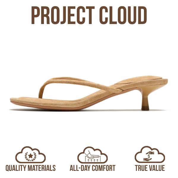 Project Cloud Women's | Genuine Leather Sandals Women Footwear | Memory Foam | Lightweight | Non-Slip - Mango - Project Cloud - Sandals -Shop Project Cloud premium footwear Now!