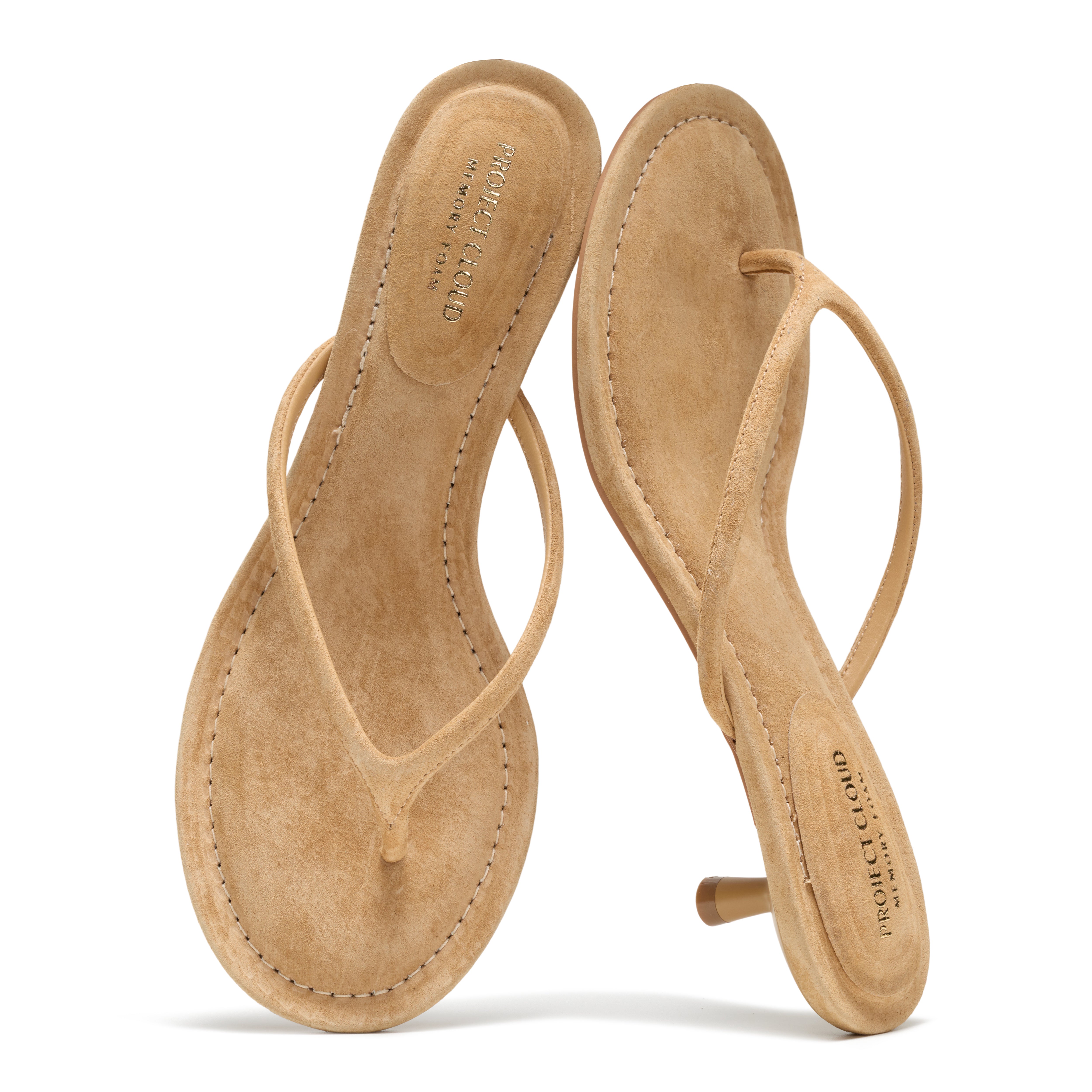 Project Cloud Women's | Genuine Leather Sandals Women Footwear | Memory Foam | Lightweight | Non-Slip - Mango - Project Cloud - Sandals -Shop Project Cloud premium footwear Now!