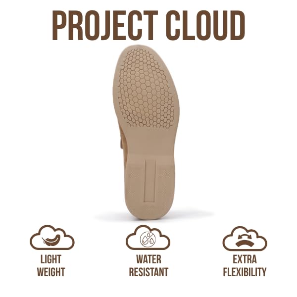 Project Cloud Men's |  100% Genuine Leather - Venetian Loafers | Memory Foam | Lightweight | Non-Slip - Mark