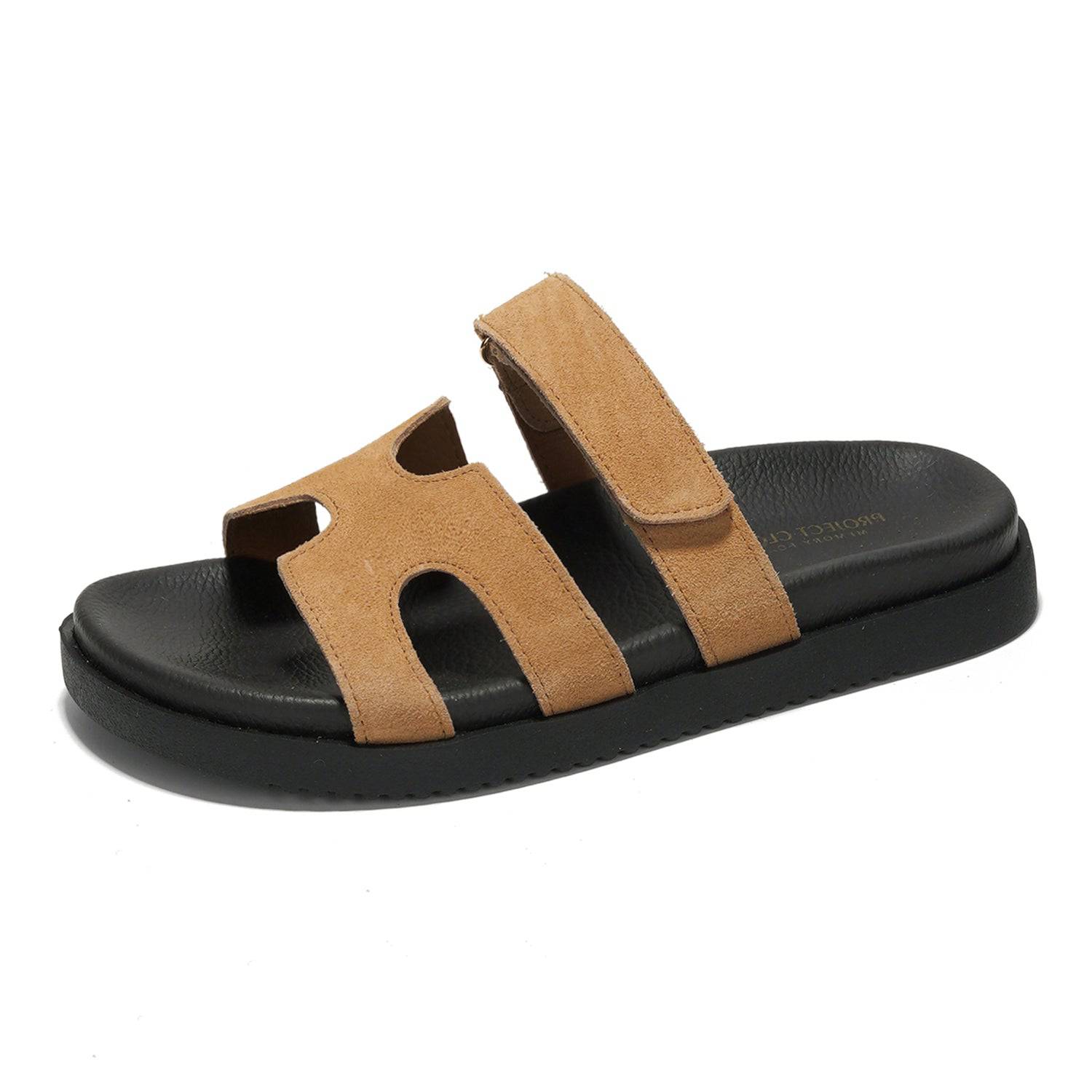 Genuine Leather Memory Foam Sandals | Women's Comfort