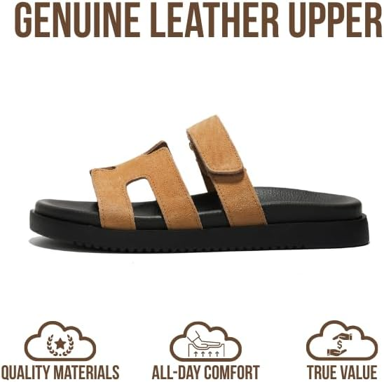 Project Cloud Women's | 100% Genuine Leather Women's Sandals | Plush Soft Insole | Lightweight | Non-Slip - Mayvy - Project Cloud - Sandals -Shop Project Cloud premium footwear Now!