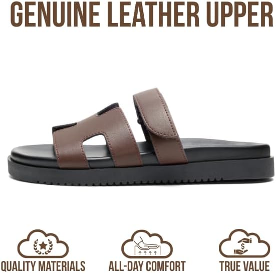 Project Cloud Women's | 100% Genuine Leather Women's Sandals | Plush Soft Insole | Lightweight | Non-Slip - Mayvy - Project Cloud - Sandals -Shop Project Cloud premium footwear Now!