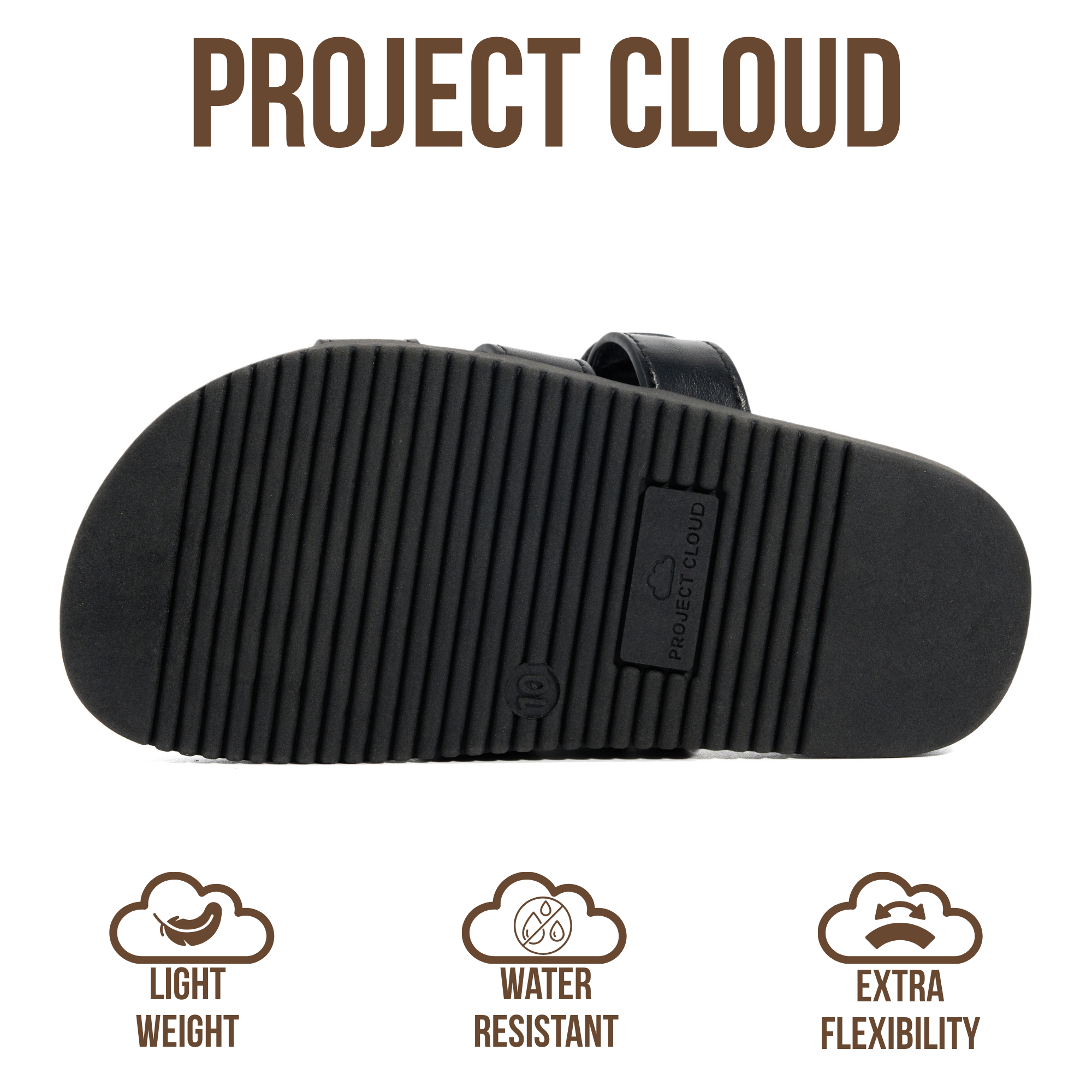 Project Cloud Kids Sandals | 100% Genuine Leather Sandals for Girls | Plush & Soft Insole | Lightweight | Non-Slip - Mayvy Kids
