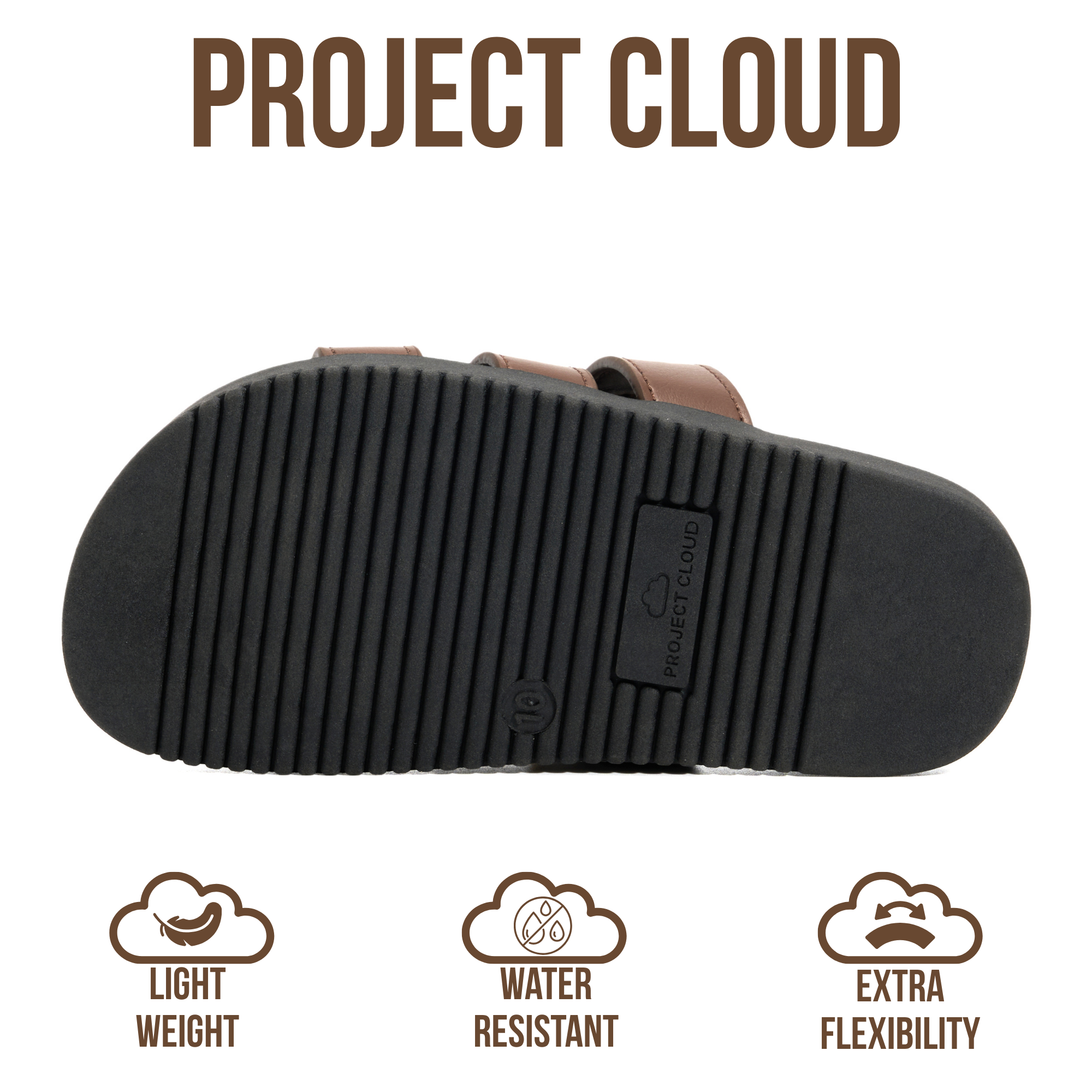 Project Cloud Kids Sandals | 100% Genuine Leather Sandals for Girls | Plush & Soft Insole | Lightweight | Non-Slip - Mayvy Kids