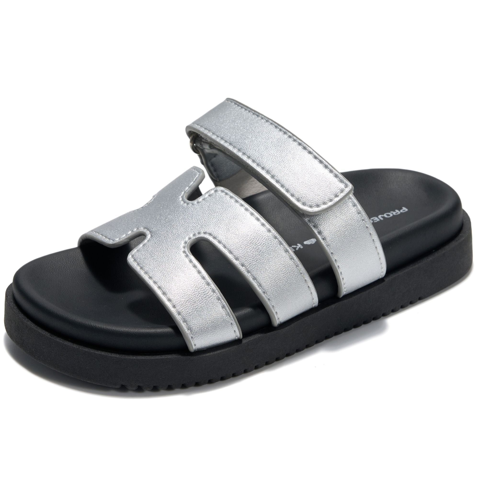 Project Cloud Kids Sandals | 100% Genuine Leather Sandals for Girls | Plush & Soft Insole | Lightweight | Non-Slip - Mayvy Kids