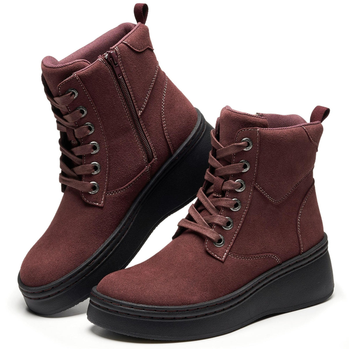 Project Cloud Women's | Genuine Suede Leather Ankle Boots | Smart Foam | Lightweight | Non-Slip Mckenzie